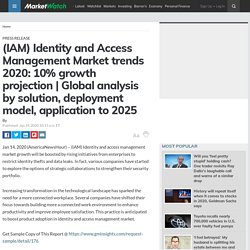 (IAM) Identity and Access Management Market trends 2020: 10% growth projection