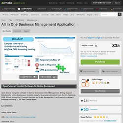 All in One Business Management Application