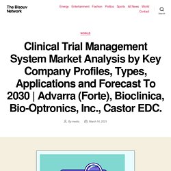 Clinical Trial Management System Market Analysis by Key Company Profiles, Types, Applications and Forecast To 2030