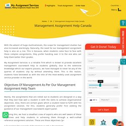Management assignment help
