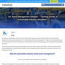 IoT Based Asset Management Solution