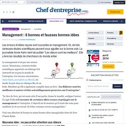 Management : 6 bonnes et fausses bonnes idées