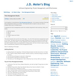 Time Management Books - J.D. Meier's Blog