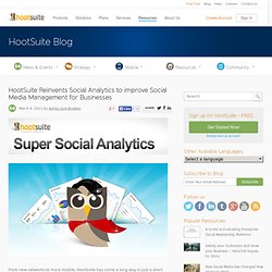 HootSuite Reinvents Social Analytics ~ Custom Reports to Measure Success