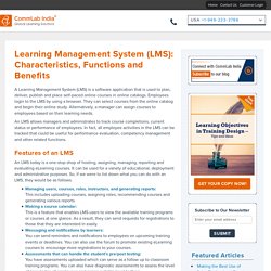 Learning Management System (LMS): Characteristics, Functions and Benefits