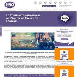 Community management de l'équipe de France de football