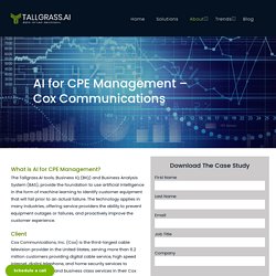 AI for CPE Management – Cox Communications