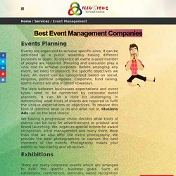 Best Event Management Companies in Mumbai, India – Illusion Ads