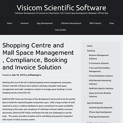Shopping Centre and Mall Space Management , Compliance, Booking and Invoice Solution
