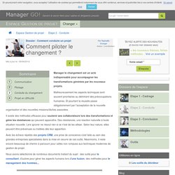 Management et conduite du changement : enjeux et outils