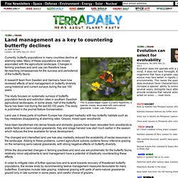 Land management as a key to countering butterfly declines