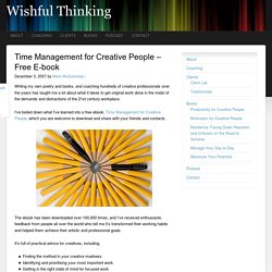 standaard - Time Management for Creative People - Free E-book