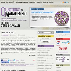 Questions de Management – Le blog d'Eric Delavallée