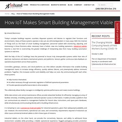 How IoT Makes Smart Building Management Viable