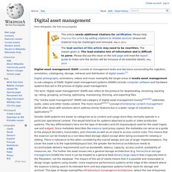 Digital asset management