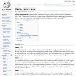 Change management