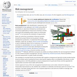 Risk management