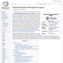 Federal Emergency Management Agency