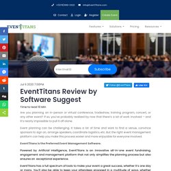 Preferred Event Management and Engagement Software