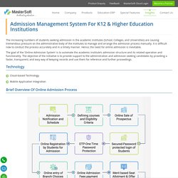 Admission Management System