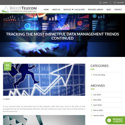 Database Management Trends for Enterprises