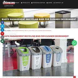 Waste Management Recycling Bins for Cleaner Environment