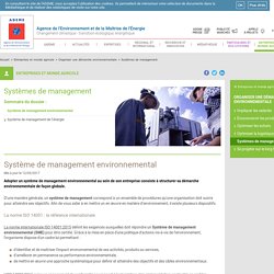 Système de management environnemental