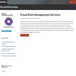 Fraud Risk Management Services by Grantthornton