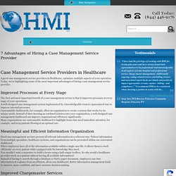 Case Management Service Providers in Healthcare