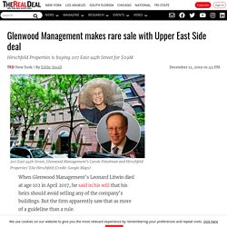 Glenwood Management Sells 207 East 94th Street to Hirschfeld Properties