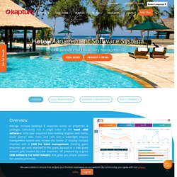 Hotel Management Software System, CRM Software for Hotel and Hospitality Management