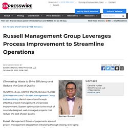 Russell Management Group Leverages Process Improvement to Streamline Operations - World News Report - EIN Presswire