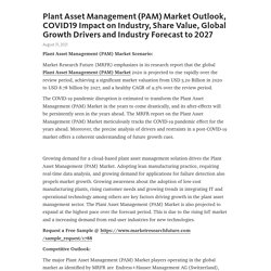 Plant Asset Management (PAM) Market Outlook, COVID19 Impact on Industry, Share Value, Global Growth Drivers and Industry Forecast to 2027 – Telegraph