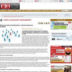 Management des systèmes d'information - CIO-Online - gestion et analyse