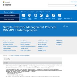 Simple Network Management Protocol (SNMP) and Traps