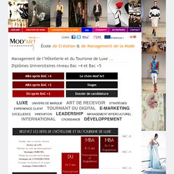 Management de l’Hôtellerie et du Tourisme de Luxe « Mod’Art International