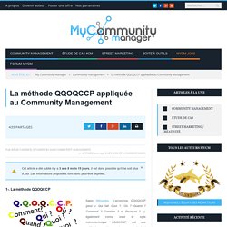 Community Management : utilisez la méthode QQOQCCP pour répondre aux internautes