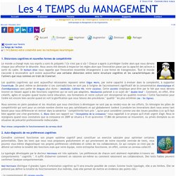 Management : Les 4 Temps du Management