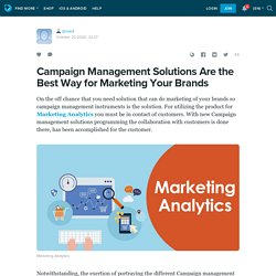Campaign Management Solutions Are the Best Way for Marketing Your Brands: qnvert — LiveJournal
