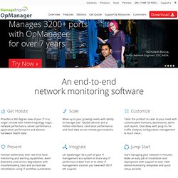 Network Monitoring Software - ManageEngine OpManager