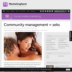 Community Management is Seks