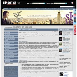 msc global luxury management - masters of science - programmes - skema