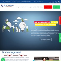 Our Management, Meet Our Team, Meet Our Web, Mobile Apps Developer