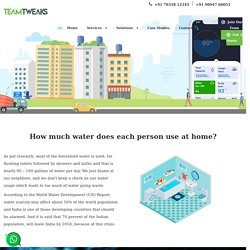 Water quality monitoring system using IoT - TeamTweaks