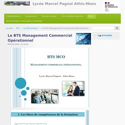 Le BTS Management Commercial Opérationnel