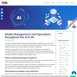 Blog: Model Management and Operations throughout the AI & ML