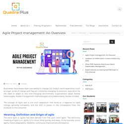 Agile Project management: An Overview - QuadraPlus