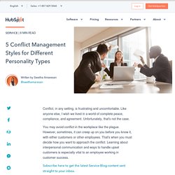 5 Conflict Management Styles for Different Personality Types
