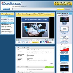 Software License Management