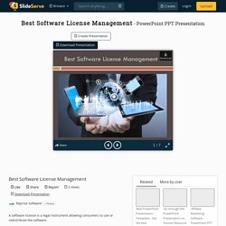 Best Software License Management